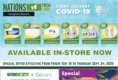 Nations Fresh Foods (Vaughan) Flyer September 18 to 24