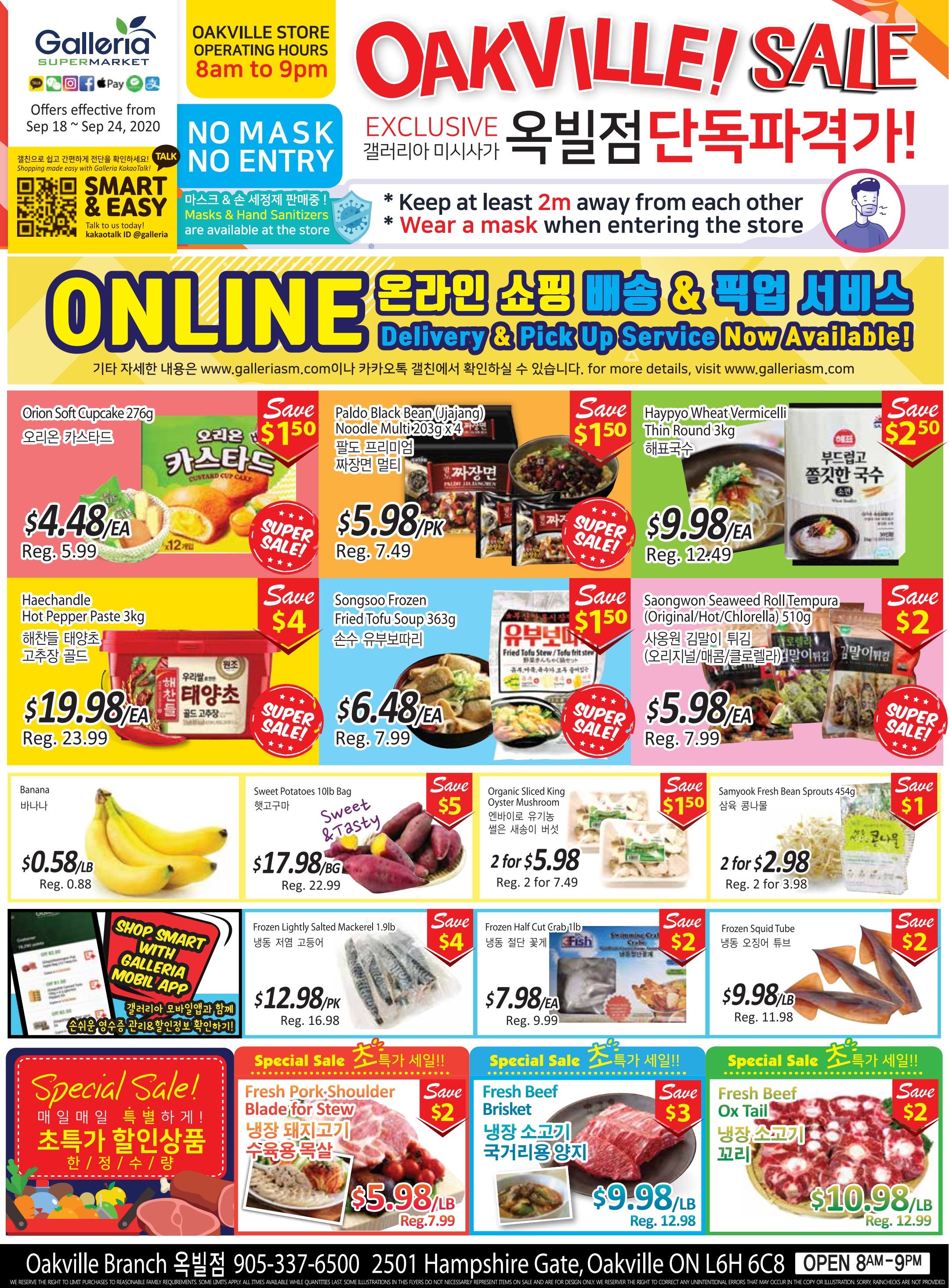 Galleria Supermarket Flyer September 18 to 24