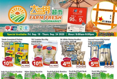 Farm Fresh Supermarket Flyer September 18 to 24