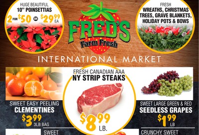 Fred's Farm Fresh Flyer December 4 to 10