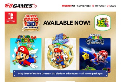 EB Games Flyer September 18 to 24