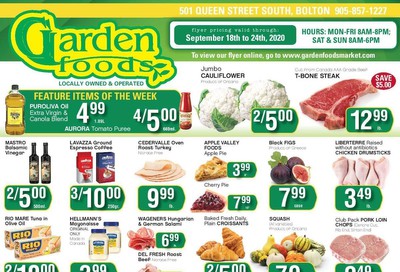 Garden Foods Flyer September 18 to 24