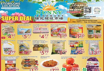 Sunny Foodmart (Etobicoke) Flyer September 18 to 24