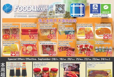 FoodyMart (HWY7) Flyer September 18 to 24