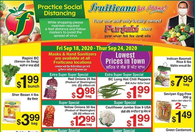 Fruiticana (Calgary) Flyer September 18 to 24