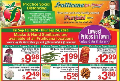 Fruiticana (Edmonton) Flyer September 18 to 24