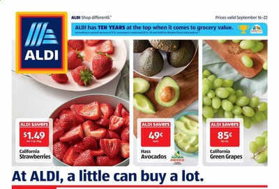 ALDI Weekly Ad Flyer September 16 to September 22