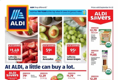 ALDI Weekly Ad Flyer September 16 to September 22