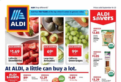 ALDI (IL, KS, MI, MN, NY, OH, PA, SD, WI) Weekly Ad Flyer September 16 to September 22