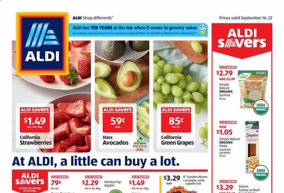 ALDI (NC, PA, SC, TN, VA) Weekly Ad Flyer September 16 to September 22