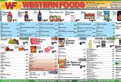 Western Foods Flyer September 11 to 17