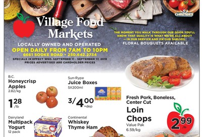 Village Food Market Flyer September 11 to 17