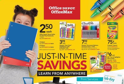 Office DEPOT Weekly Ad Flyer September 20 to September 26