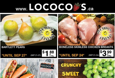 Lococo's Flyer September 21 to 24