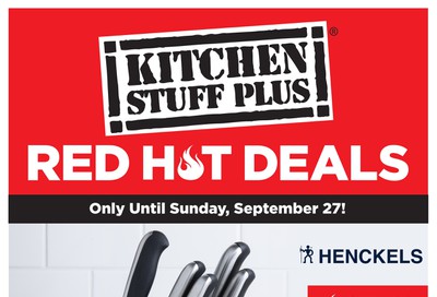 Kitchen Stuff Plus Red Hot Deals Flyer September 21 to 27