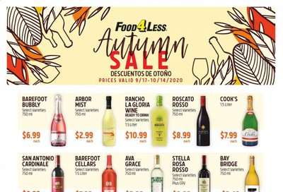 Food 4 Less (CA) Weekly Ad Flyer September 17 to October 14