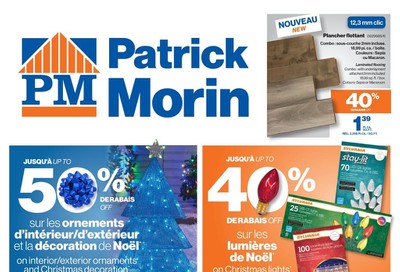 Patrick Morin Flyer December 5 to 11