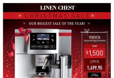 Linen Chest Christmas Sale Flyer December 4 to 24