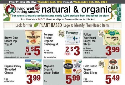 Big Y (CT, MA) Weekly Ad Flyer September 17 to October 21