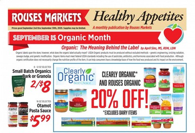 Rouses Markets Weekly Ad Flyer September 2 to September 30