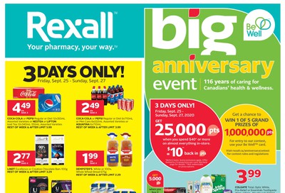 Rexall (ON) Flyer September 25 to October 1