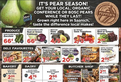 Pepper's Foods Flyer September 22 to 28