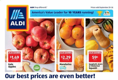 ALDI (DE, IN, NJ, NY, OH, PA) Weekly Ad Flyer September 20 to September 26