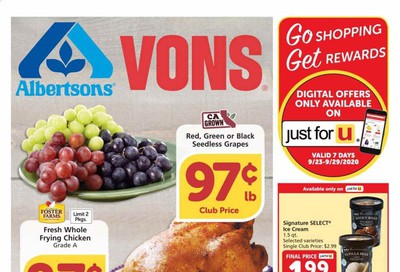 Albertsons Weekly Ad Flyer September 23 to September 29