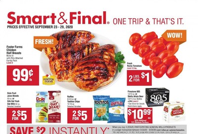 Smart & Final Weekly Ad Flyer September 23 to September 29