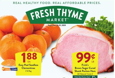 Fresh Thyme Weekly Ad Flyer September 23 to September 29
