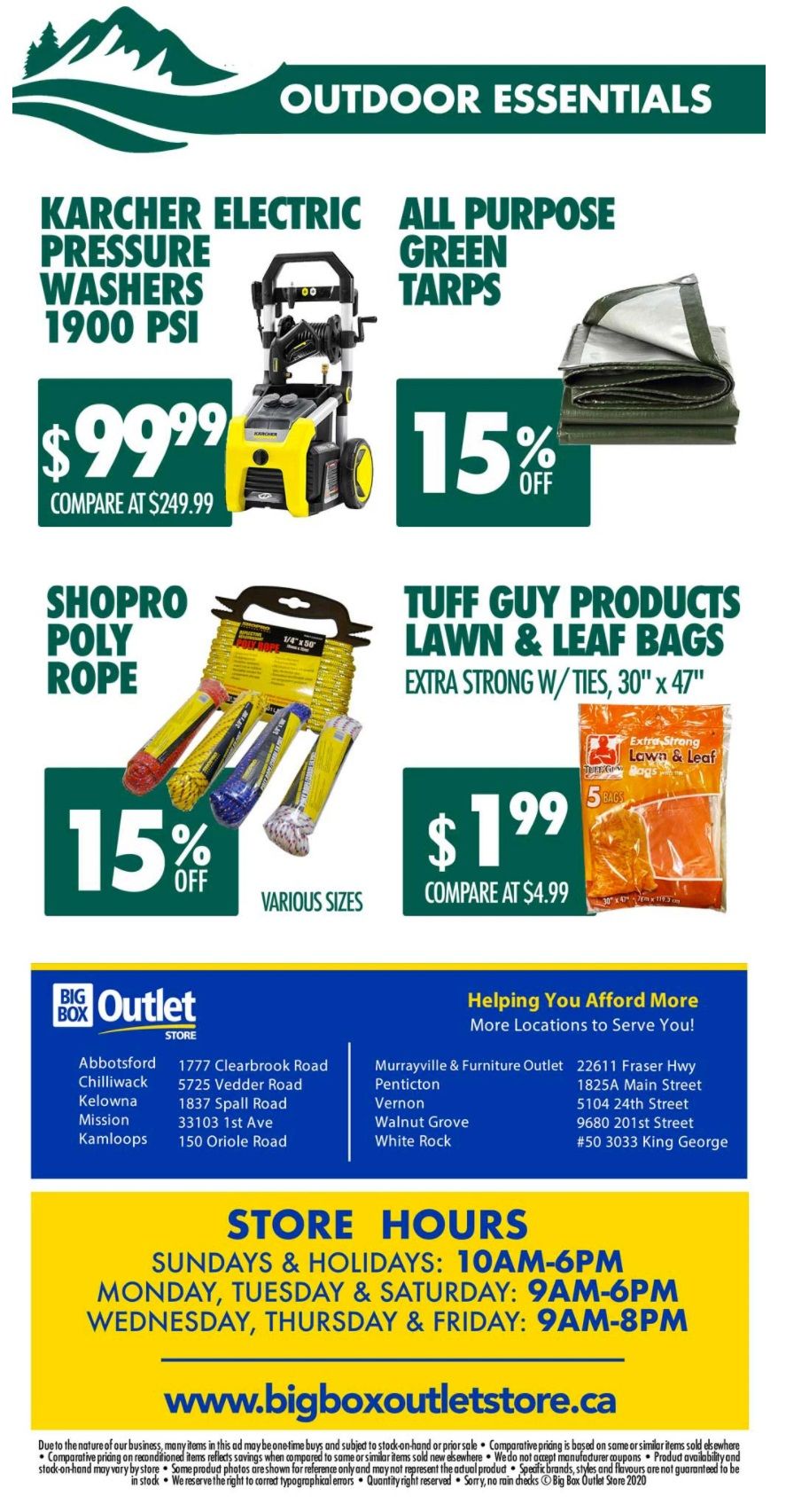 Big Box Outlet Store Flyer September 23 to 29