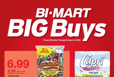 Bi-Mart Weekly Ad Flyer September 23 to October 6
