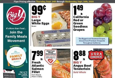 Big Y (MA) Weekly Ad Flyer September 24 to September 30