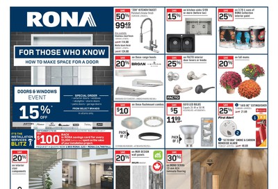 Rona (ON) Flyer September 24 to 30