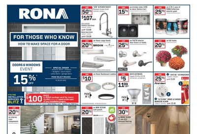 Rona (Atlantic) Flyer September 24 to 30