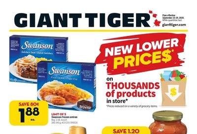 Giant Tiger (West) Flyer September 23 to 29