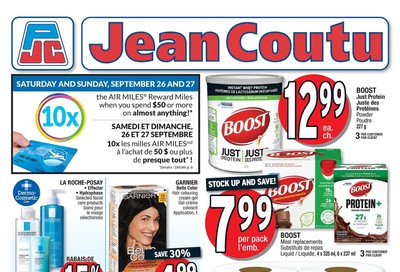 Jean Coutu (NB) Flyer September 25 to October 1