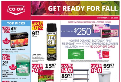 Co-op (West) Home Centre Flyer September 24 to 30