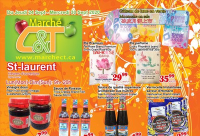 Marche C&T (St. Laurent) Flyer September 24 to 30