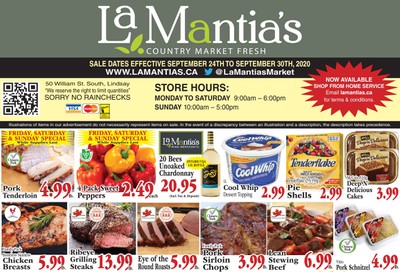 LaMantia's Flyer September 24 to 30