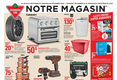 Canadian Tire (QC) Flyer September 24 to 30