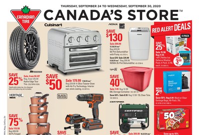 Canadian Tire (Atlantic) Flyer September 24 to 30