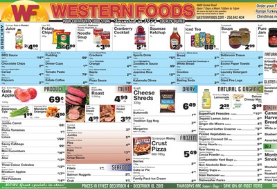 Western Foods Flyer December 4 to 10