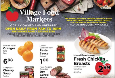 Village Food Market Flyer December 4 to 10
