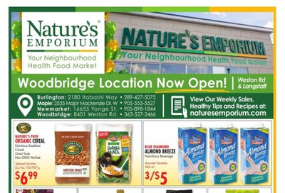 Nature's Emporium Monthly Flyer August 23 to September 15