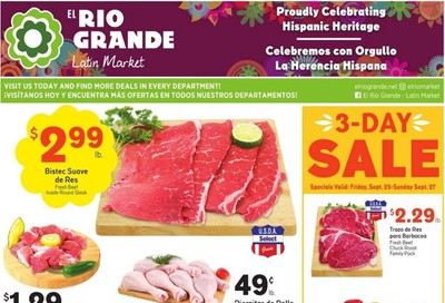 El Rio Grande Weekly Ad Flyer September 23 to September 29
