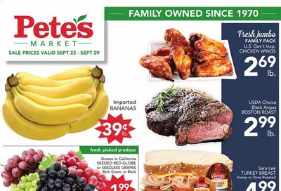 Pete's Fresh Market Weekly Ad Flyer September 23 to September 29