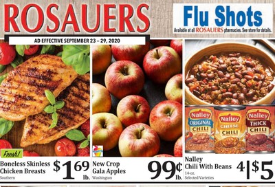 Rosauers Weekly Ad Flyer September 23 to September 29