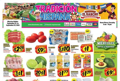 El Rancho Weekly Ad Flyer September 23 to September 29