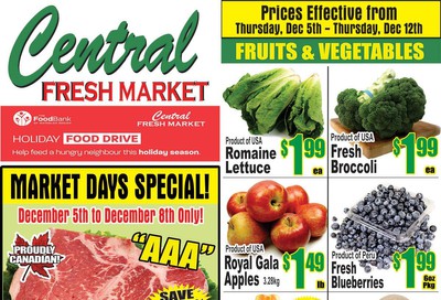 Central Fresh Market Flyer December 5 to 12